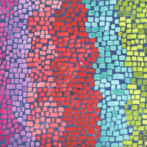 Coming up Roses by Create Joy by Laura Muir for Moda 39788-13 Sapphire £14.00 a metre