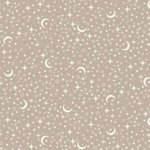 Little Ones 195/S Stars Grey Andover fabrics Makower UK